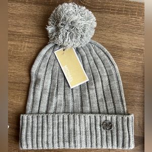 MICHAEL Michael Kors Pom-Pom Knit Beanie Hat